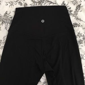 Black Align Crop Leggings (19”)